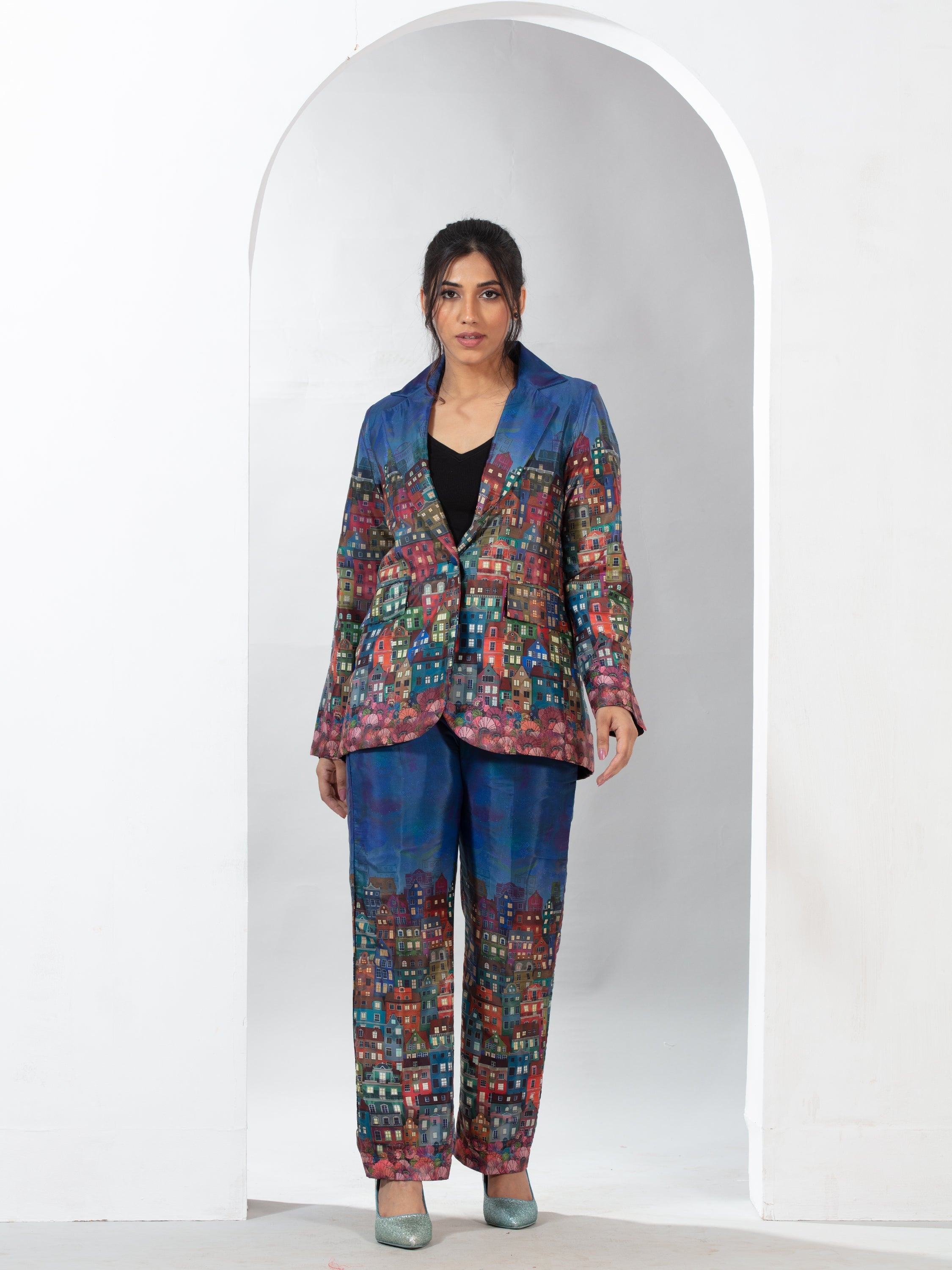 Midnight city  blazer co-ord set