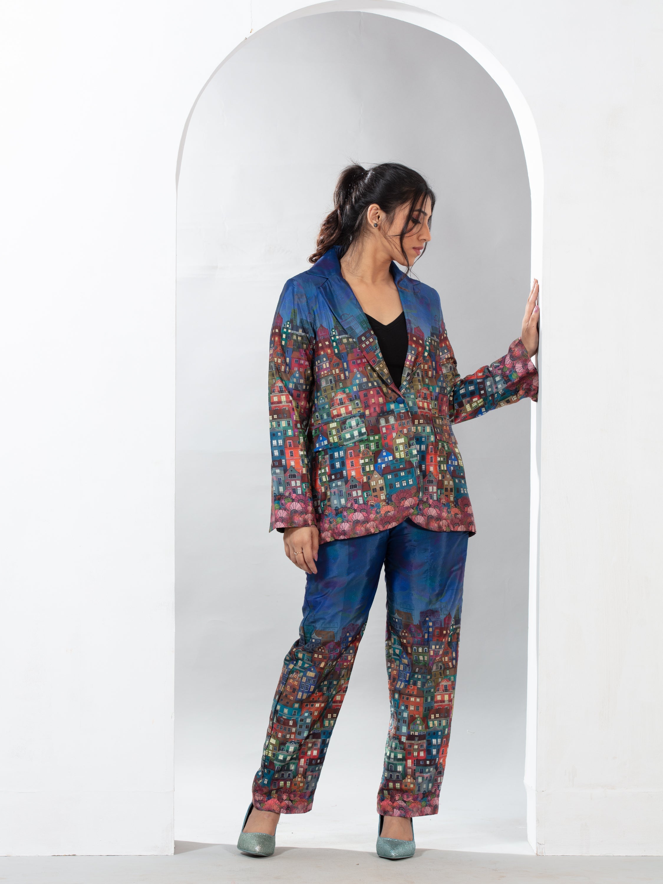 Midnight city  blazer co-ord set